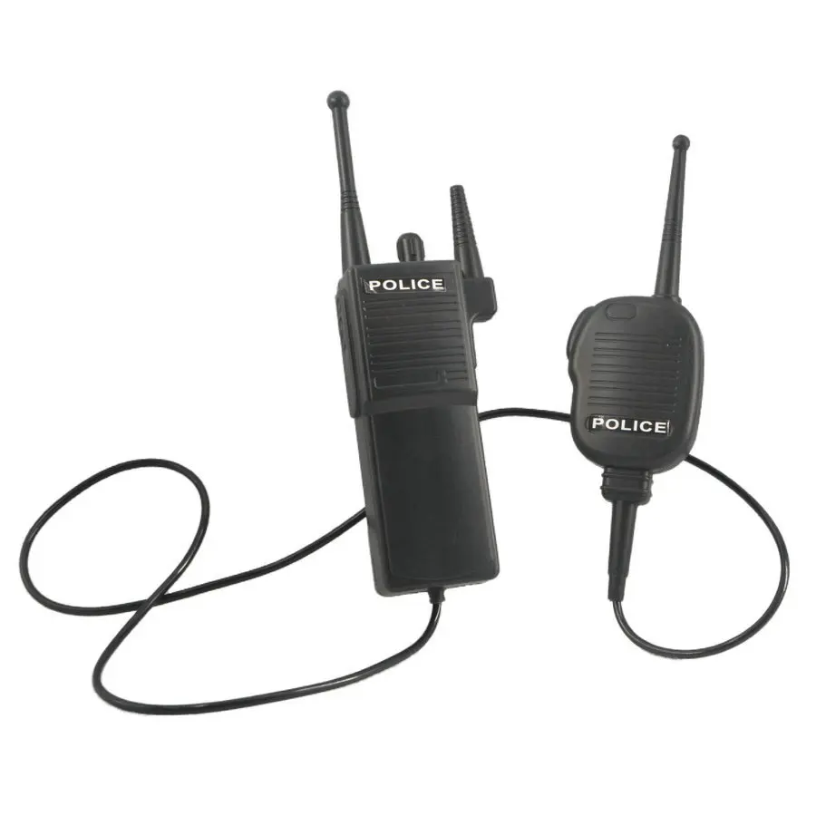 COSPLAY Simulation Police Walkie-talkie Props Plastic Holiday Games Dress Up Costumes Accessories Equipment Kids Party Props