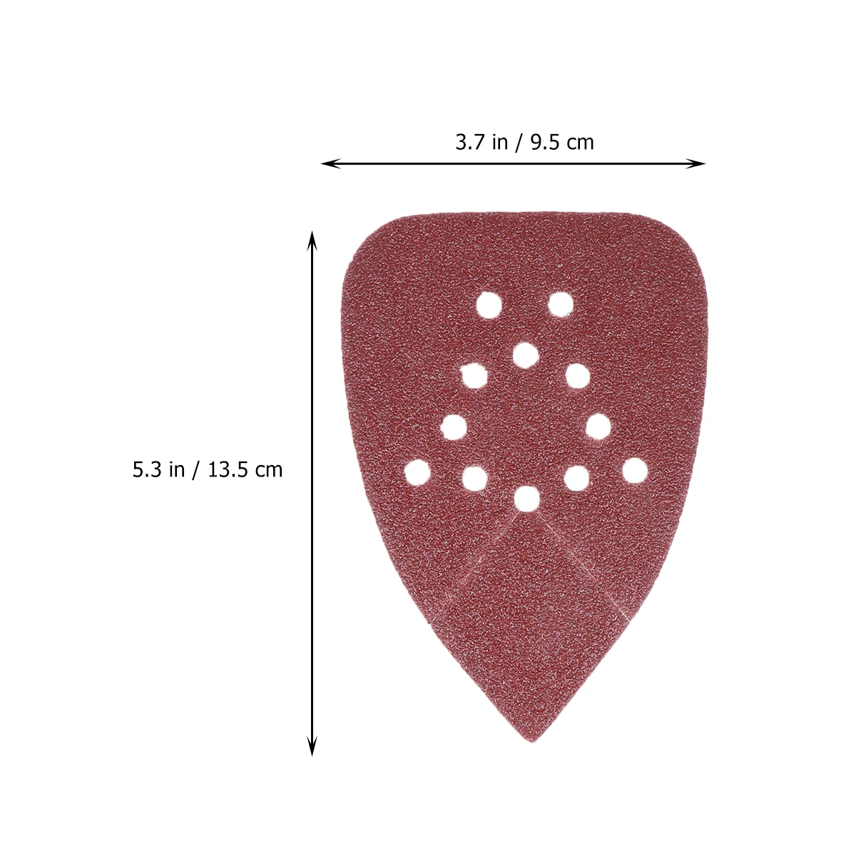 

20pcs Sandpaper Pads 12-hole Grit Abrasive Discs Flocking Wet Dry Sanding Polishing Aluminum Oxide Anti Static