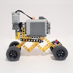 NEW MOC Technical Extending Cars Buiding Blocks Model With Large Power Functions Motor Battery Box Bricks DIY Creative Toys