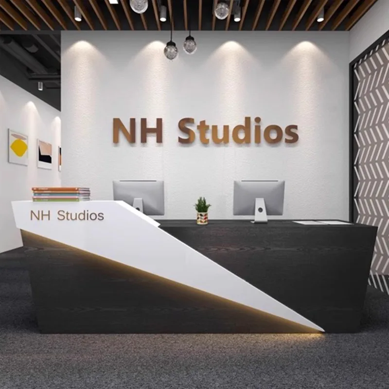 

Work Quality Reception Desks Light Luxury Salon Service Stands Reception Desks Office Elegant Escrivaninha Office Furniture