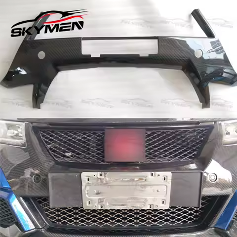 For Honda 15-17 Civic FK2 Type R OEM Carbon Fiber Front Grille Trim Tuning Bumper Grill Cover Grills Kit License Plate Holder