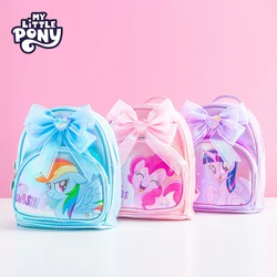 Kawaii My Little Pony Plecak dla dzieci Śliczna dziewczyna Animacja Zmierzch Sparkle Pinkie Pie Tornister szkolny Podróżna przenośna mała torba