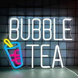 Bubble Tea Neon Sign Light Custom Handmade Real Glass Tube Drink Shop Store Advertise Decor Display Lamp Gift