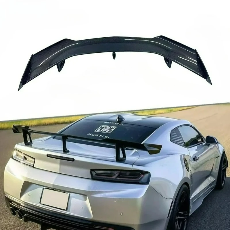 

F1 Wind Tunnel Tuned 1LE-Style FORChevrolet Camaro 6 Gen ZL1 Rear Trunk Wing Spoiler Real Carbon Fiber 2016-2018
