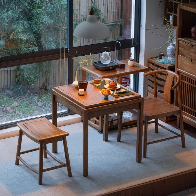 

Solid Wood Shoe Changing Stools Living Room Sofa Dining Seat Multifunctional Makeup Chair Stable Load-bearing Shoe Bench