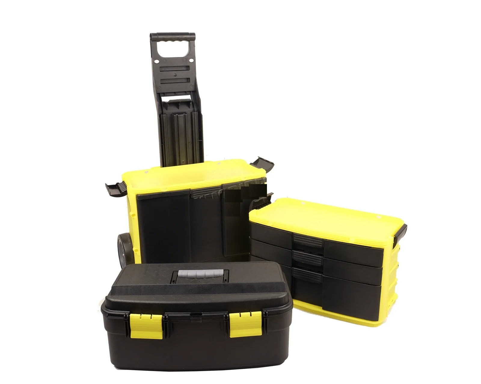 

Жесткий пластиковый сверхмощный ящик для хранения инструментов, тележка, ящик