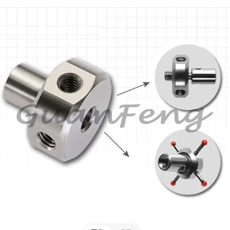 Stainless steel star measuring seat probe inner and outer adapter screws M2M3M4M5 thread