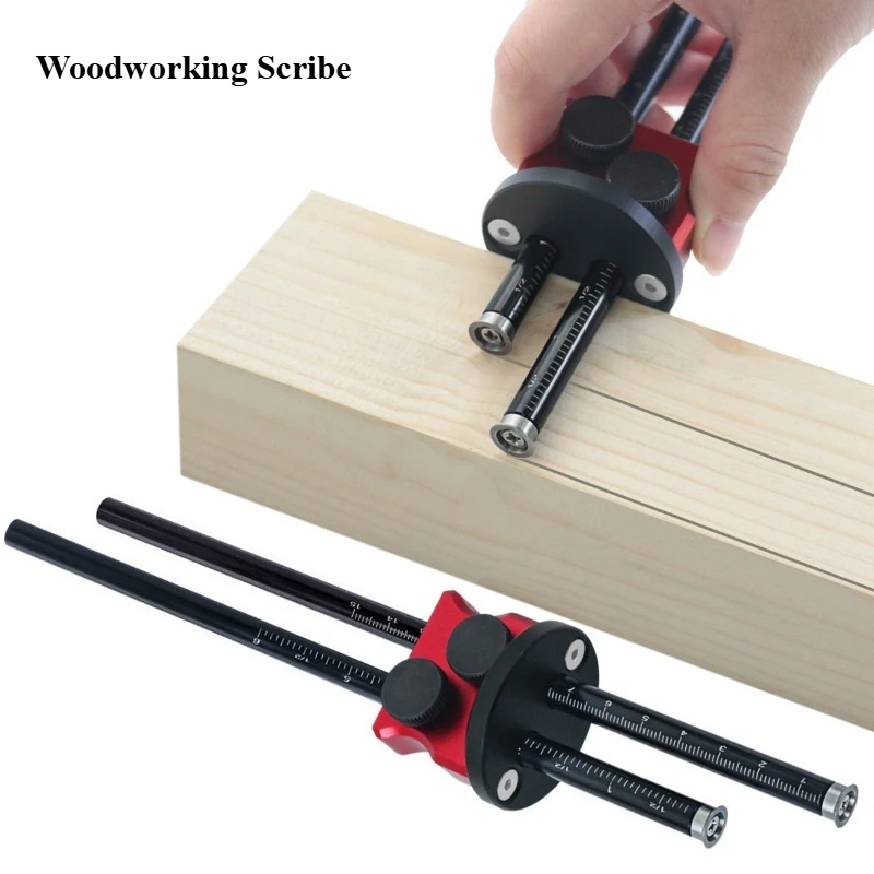 

European metric and English, woodworking scriber, double blade woodworking scriber, tenon scriber