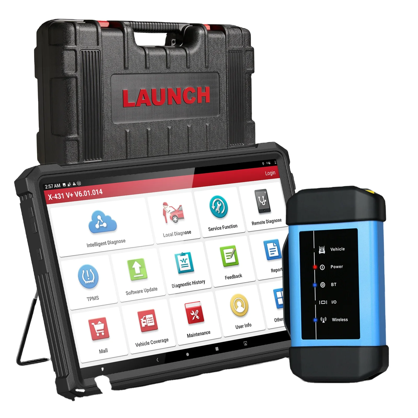 

Launch Hot Sale Truck Diagnostic Tool X431V HD3 with Diagnostic Connectors