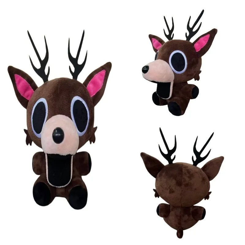 New Cross Border 99 Nights Horror Game Night Stag Plush Toy Stuffed Doll Soft Monster Collectible Gift for Horror Fans
