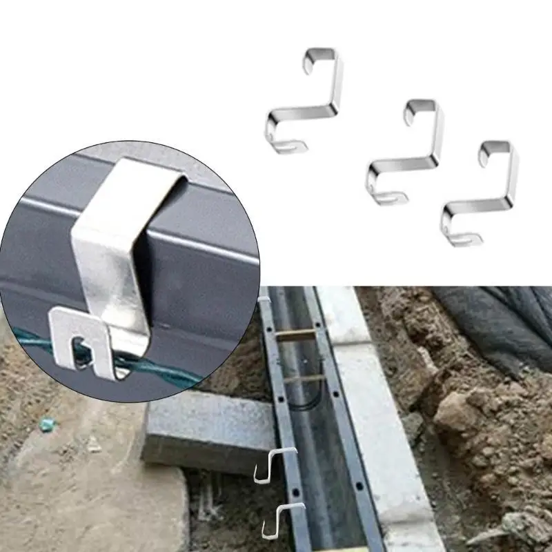 24BA pacchetto 50 robusti ganci in alluminio per display luce del tetto e del tetto