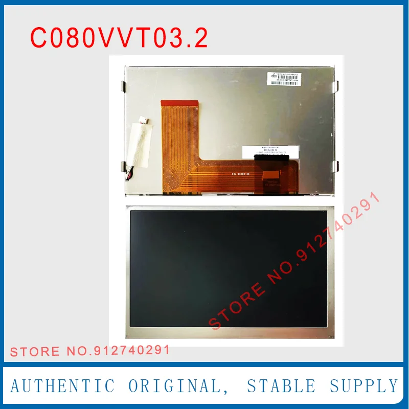 

C080VVT03.2 Original 8 Inch C080VVT03.0 LCD Display Screen For Car DVD GPS Navigaiton LCD Monitor C080VVT03