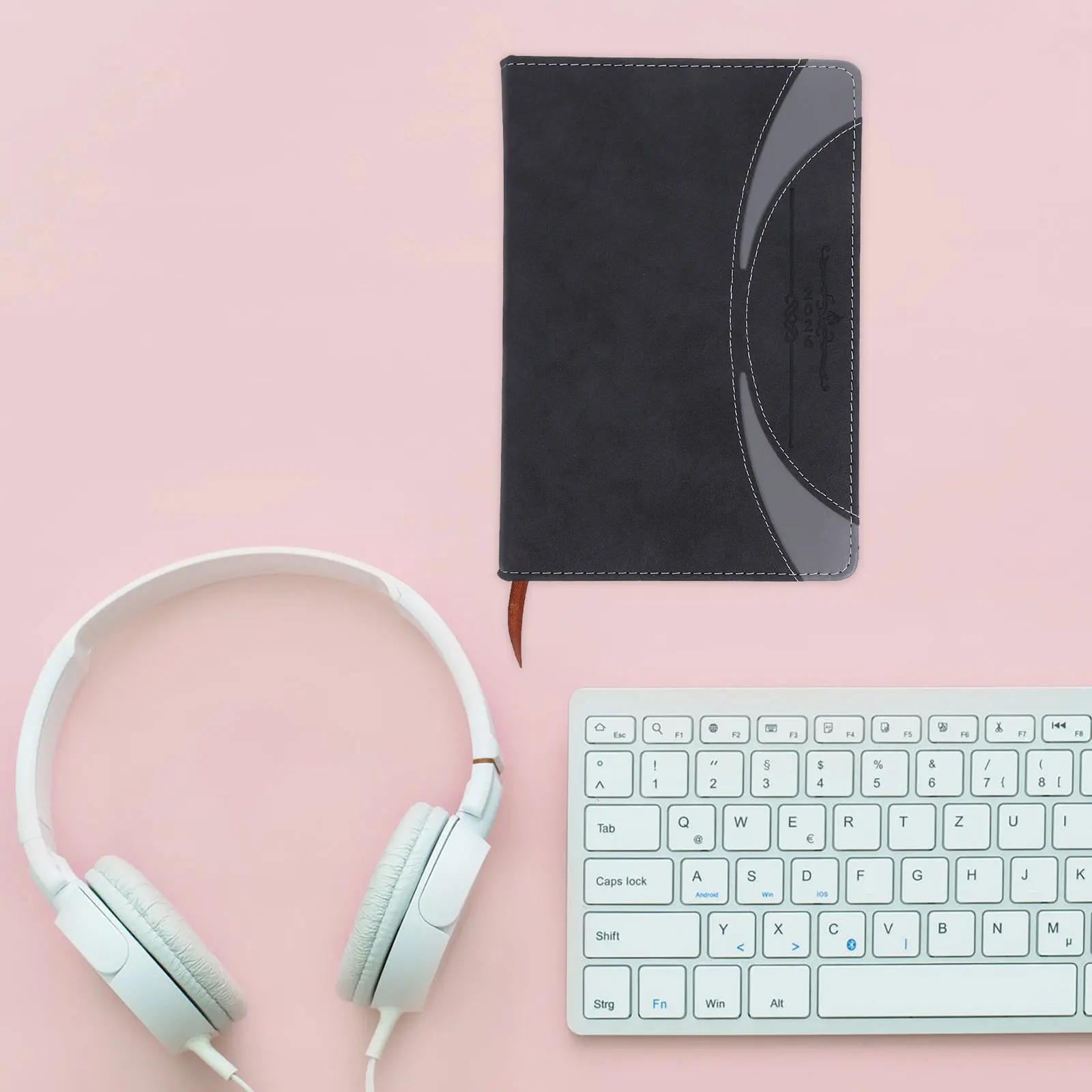 2026 Pu Diary A5 Large Monthly Index Tabs Organizer Planner Journal For Work Writing Agenda Calendar Lined Notebook