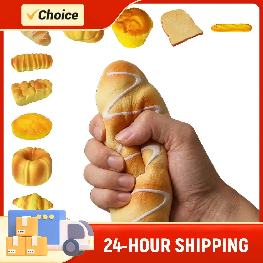 Realistic Bread Squishies Safe &  Bread Photography Props Cute & Kawaii Style for Kids Teens and Adults Party Favors