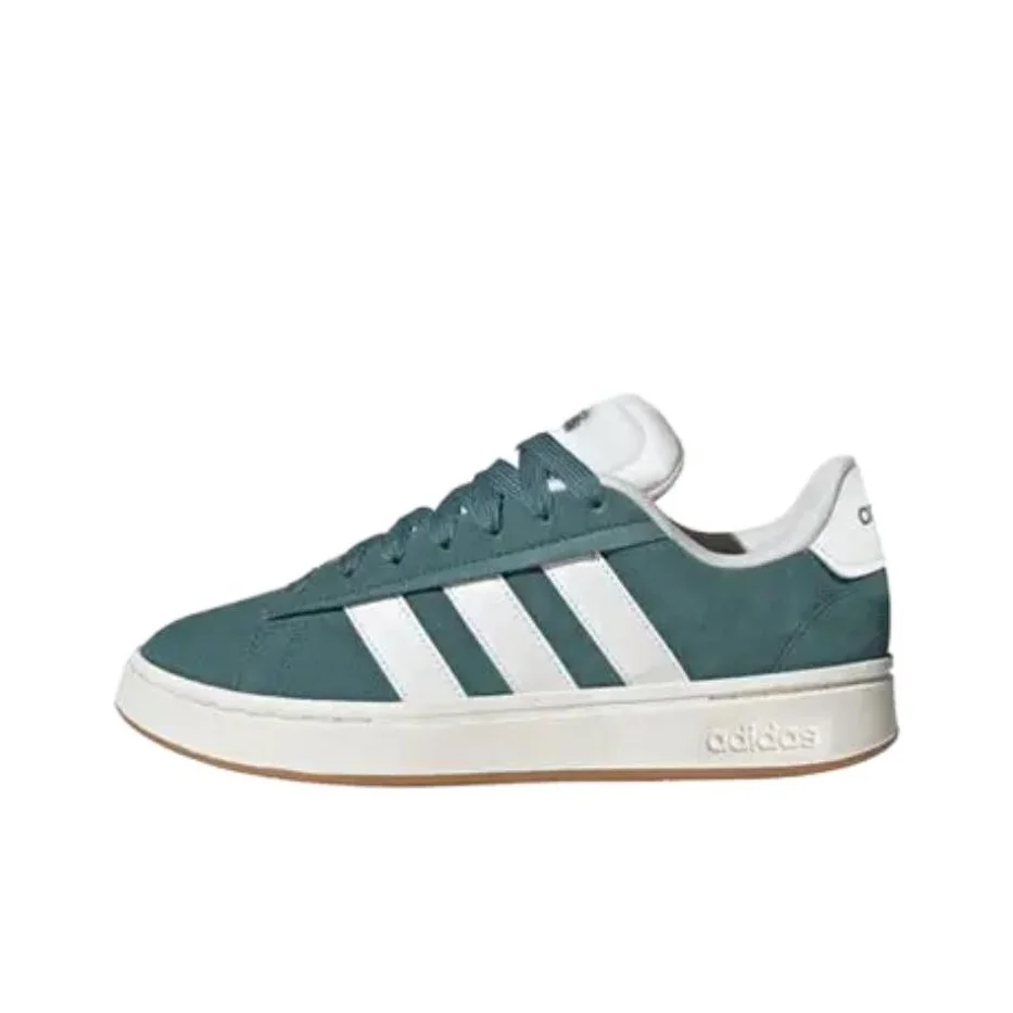 Adidas GRAND COURT ALPHA Chaussures de skateboard basses en cuir synthétique résistant à l'abrasion, unisexe, cyan