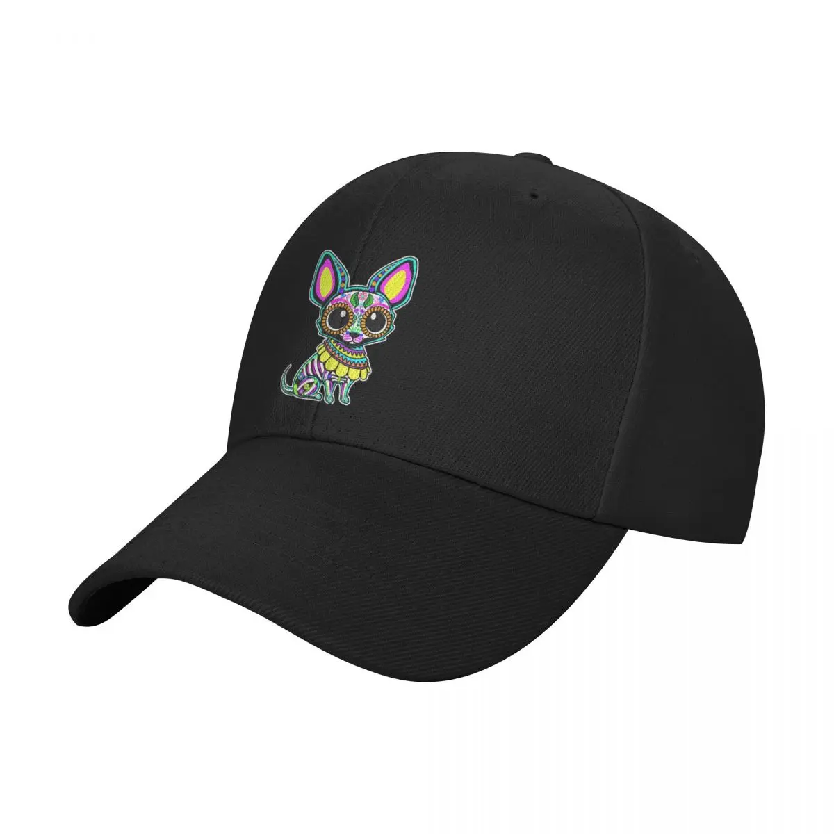 

Cute Day of the Dead Chihuahua Graphic Design Baseball Cap Luxury Hat Sunhat Hats For Women Men's