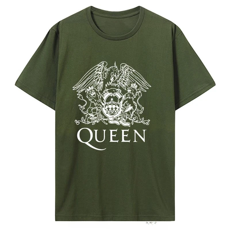 men cotton Vintage Ullzang T-shirt Fashion Queen Tshirt 90s Graphic Rock Top Tees Freddie Mercury Queen funny  graphic t shirts