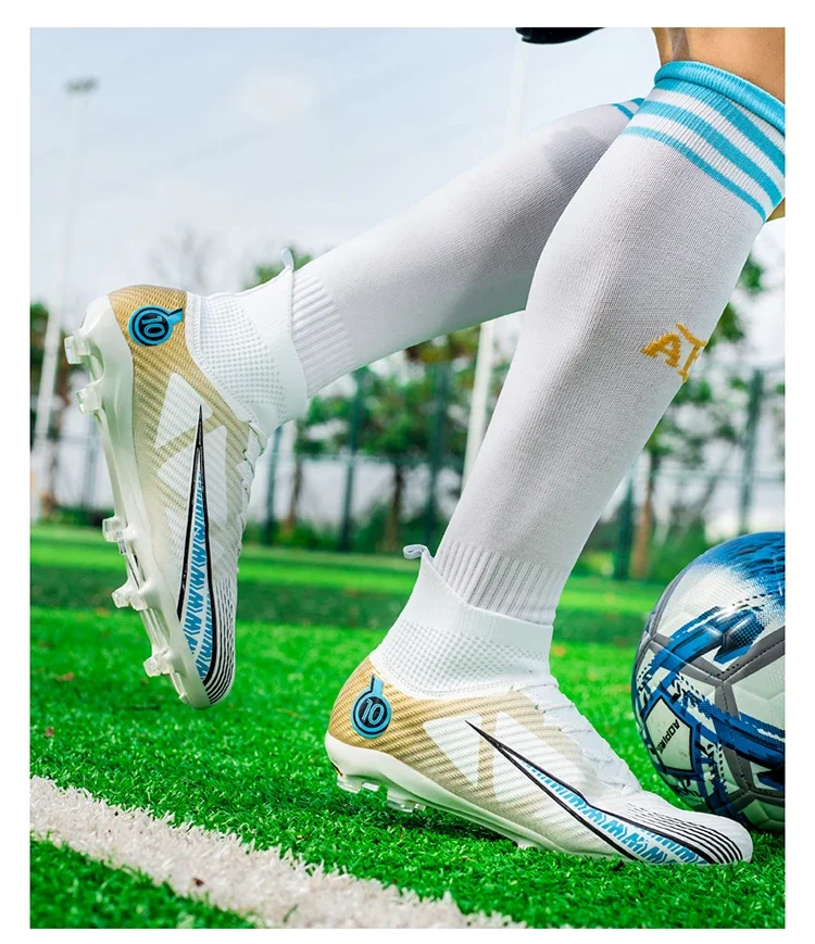 Herren Fußballschuhe Professionelle Original Widerstandsfähige Männer-Trainingsschuhe Atmungsaktive Hochwertige Fußballstiefel Rutschfeste Fußballschuhe – Detail 22
