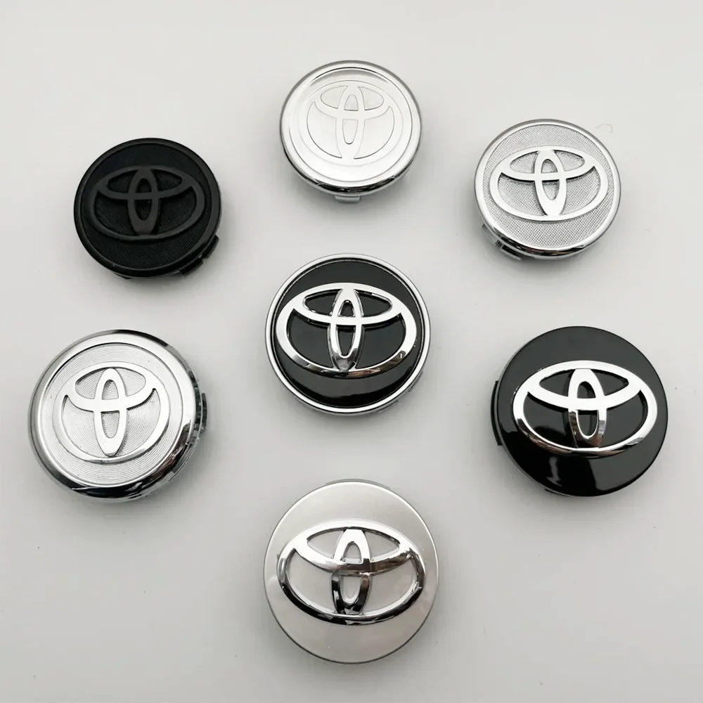 4pcs 57mm 62mm Car Styling Wheel Center Cap Hub Covers Badge For Toyota Corolla Rav4 Avensis Camry Prius Car Accessories