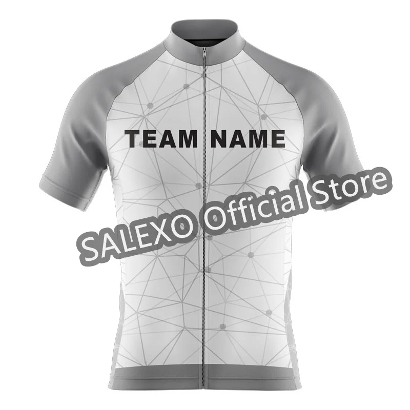 DIY Design Logo Cycling Jersey Men Summer Short Sleeve Custom Team Bicycle MTB Bike Tops Clothing Wear Road Cycling Race Shirt
