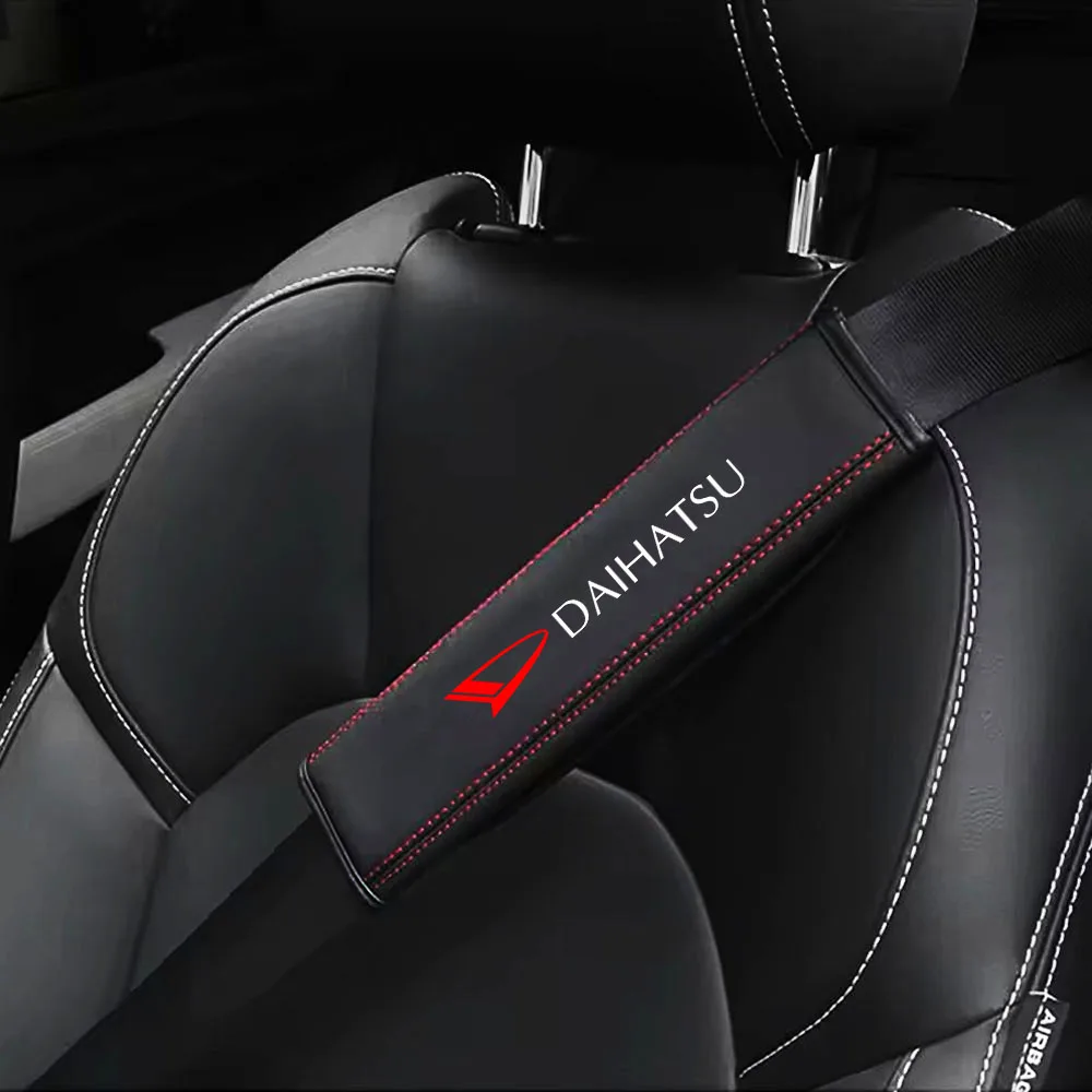 Adesivo decorativo para cinto de segurança de carro, proteção de ombro no carro, 2 peças, para daihatsu terios sirion yrv feroza charade mira