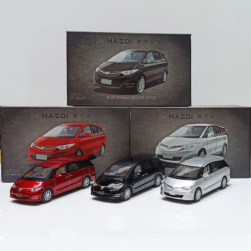 

Masdi 1:64 PREVIA Estima GSR50 2006 Alloy Car Diecasts & Toy Vehicles Car Model Miniature Scale Model Car For Children