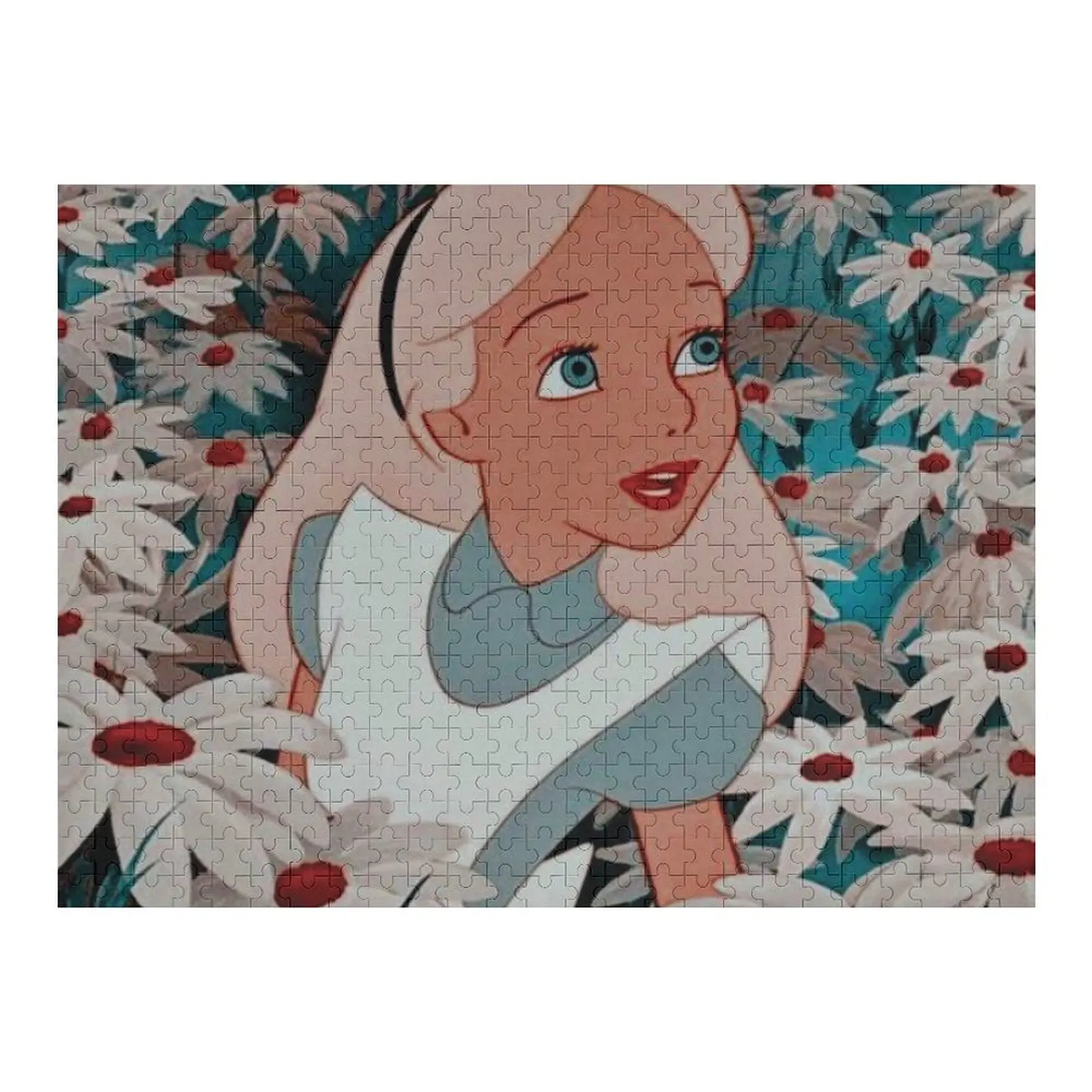 

Alice flowers Jigsaw Puzzle Works Of Art Personalised Name Puzzle