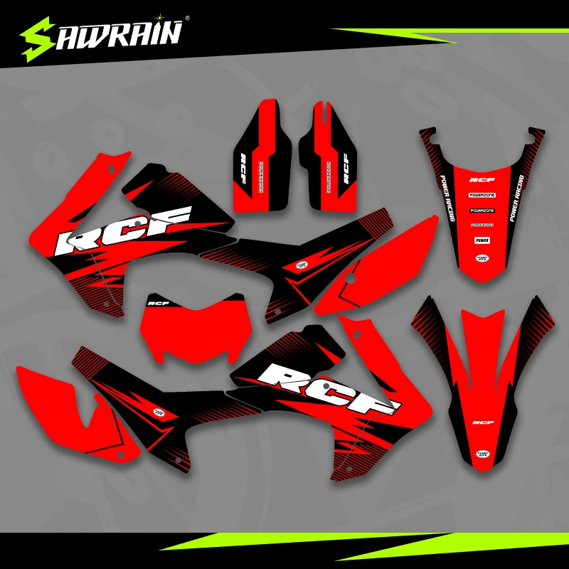 

Sawrain Motorcycle Graphics Backgrounds Decal Stickers Kits for HONDA 12-16 17-20 CRF250L 02