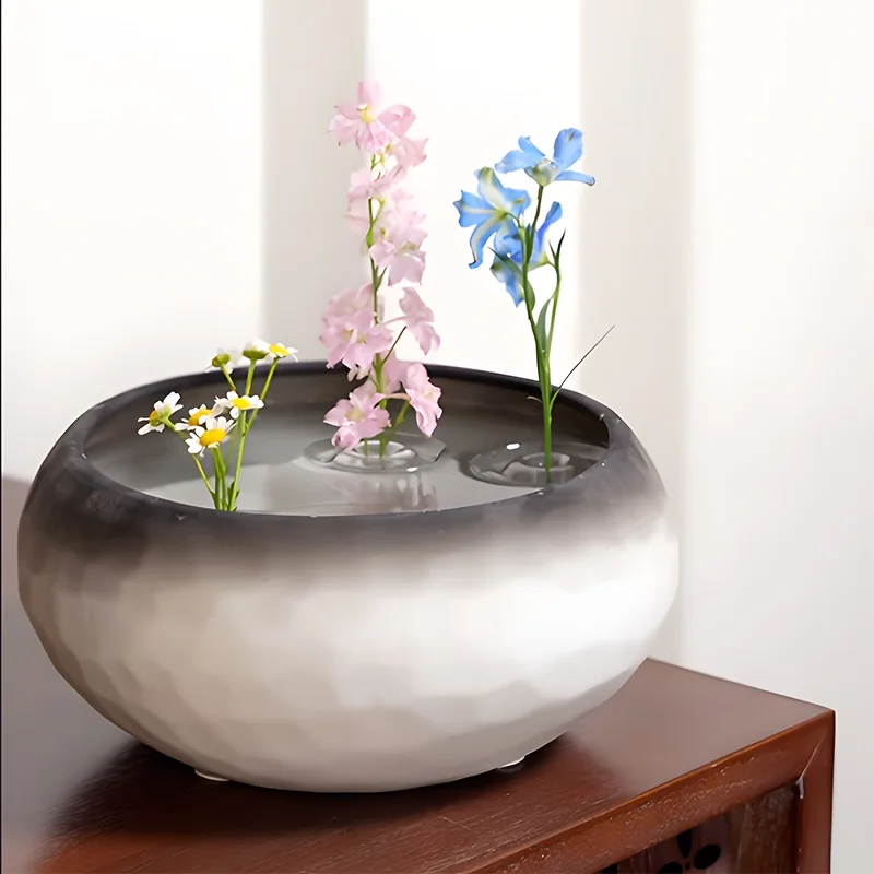 

Floating flower vase cross-border simple wabi-sabi style flower arrangement flower arrangement flower hydroponic vessel