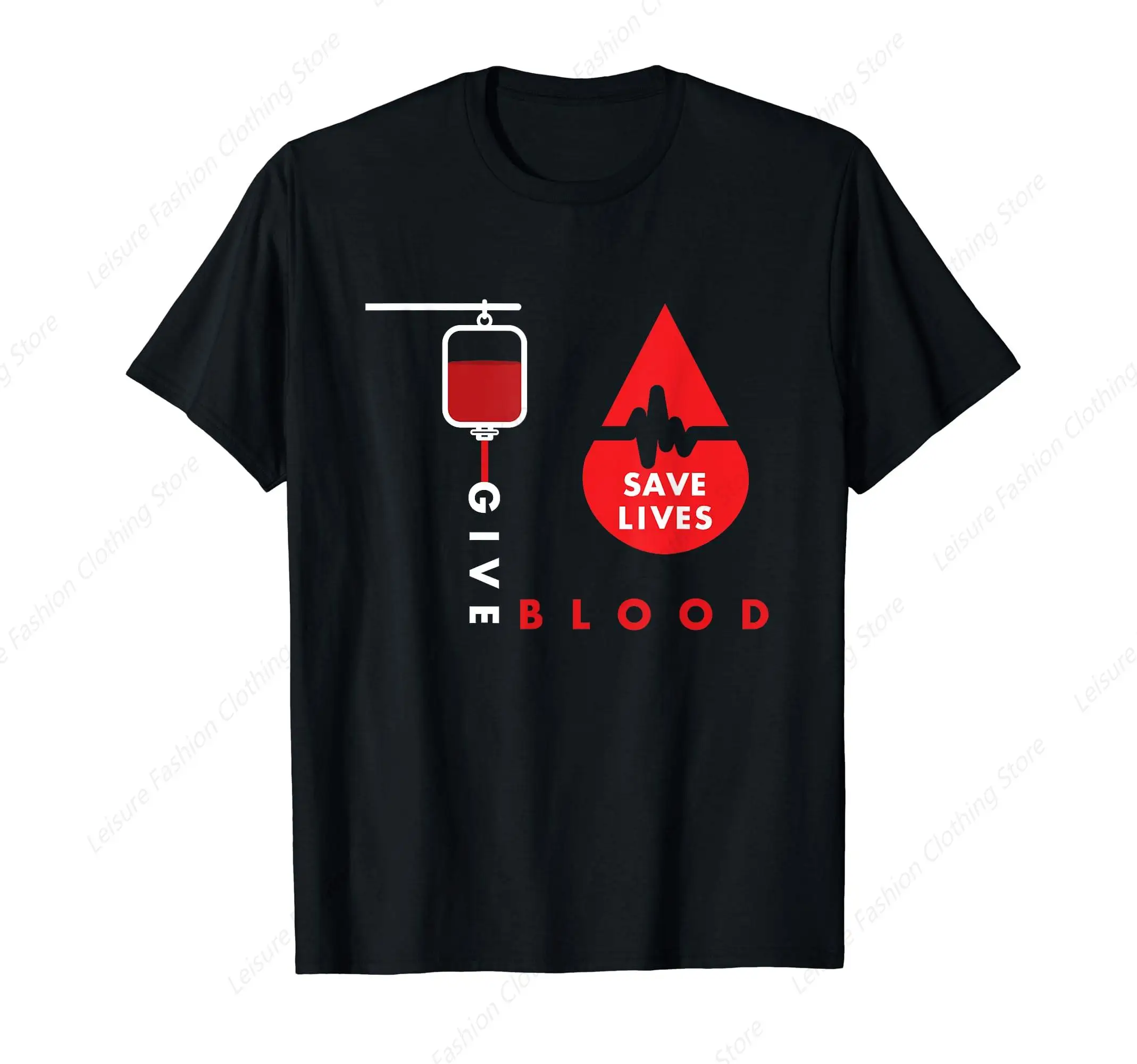 Give Blood Save Lives Blood Donor Outdoor Sports And Leisure Short Sleeves