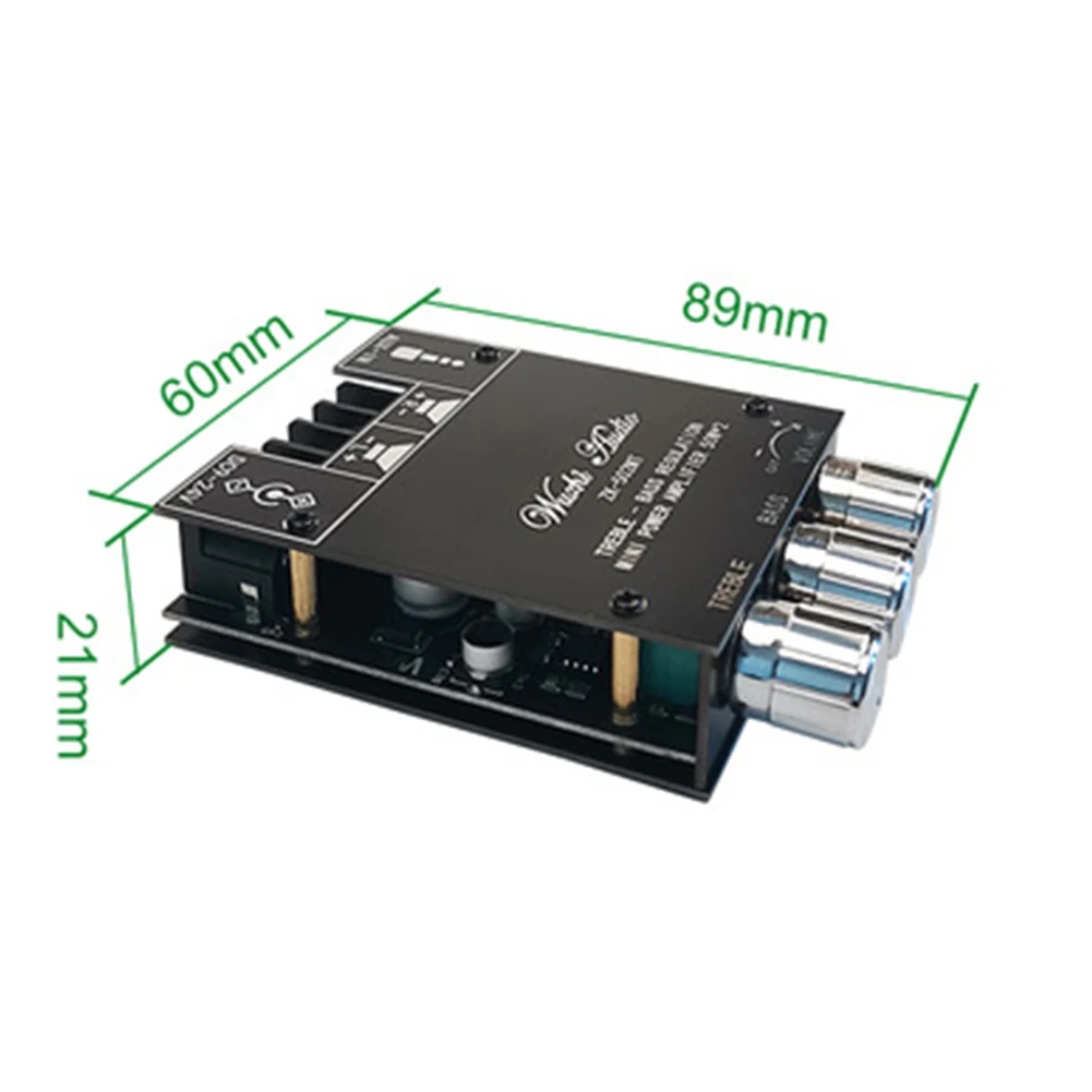 ZK-502MT 2x50W 2.0 Channel Subwoofer Amplifier Board Stereo Audio Speaker Module