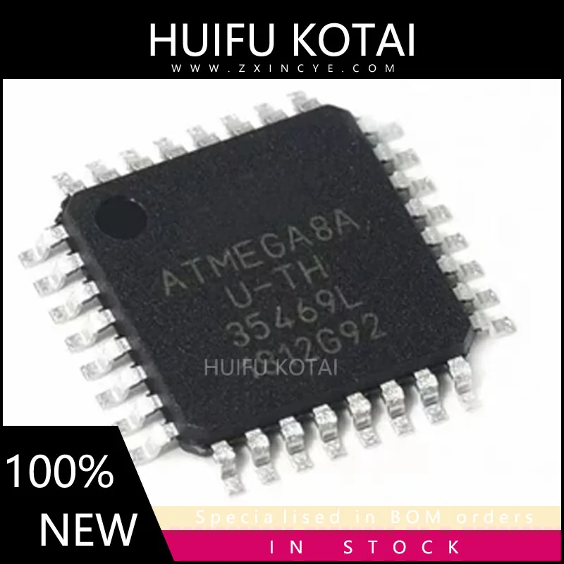 1 pz/lotto ATMEGA8A-AU TQFP32 nuovo inventario Spot