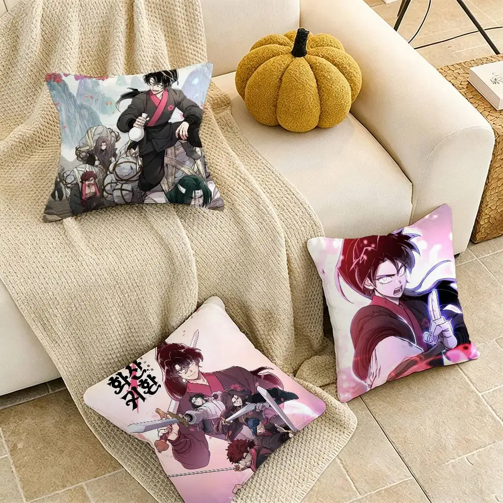 Comic R-Return Of The Blossoming Blade Pillow Case Pattern Printed Pillowcase For Living Room Sofa Cushion Cover