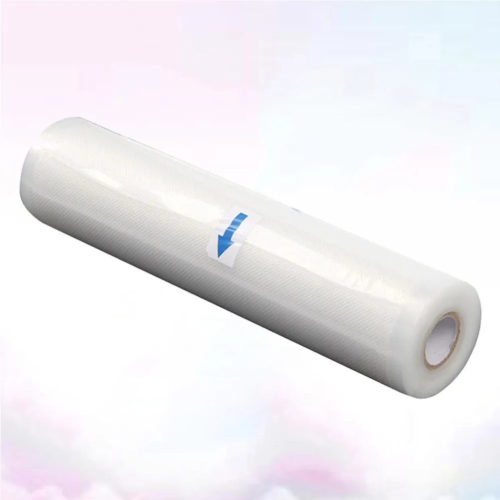 Rollo de Bolsas para Envasar al Vacío, Blancas, 12x500cm, Grado Alimenticio, para Conservar Alimentos Frescos, Almacenamiento en el Hogar y la Cocina, Bolsa de Conservación para Frutas y Verduras