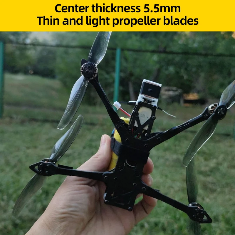 4/6 أزواج Gemfan 5126 المروحة 5 بوصة 2-Blade LR5126 CW/CCW الدعائم ل 2004 2203 موتور RC FPV حرة كوادكوبتر سباق بدون طيار #5