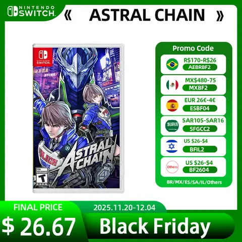 ASTRAL CHAIN Offerte di giochi per Nintendo Switch Scheda di gioco fisica originale ufficiale al 100% Genere di azione per console di gioco Switch OLED Lite