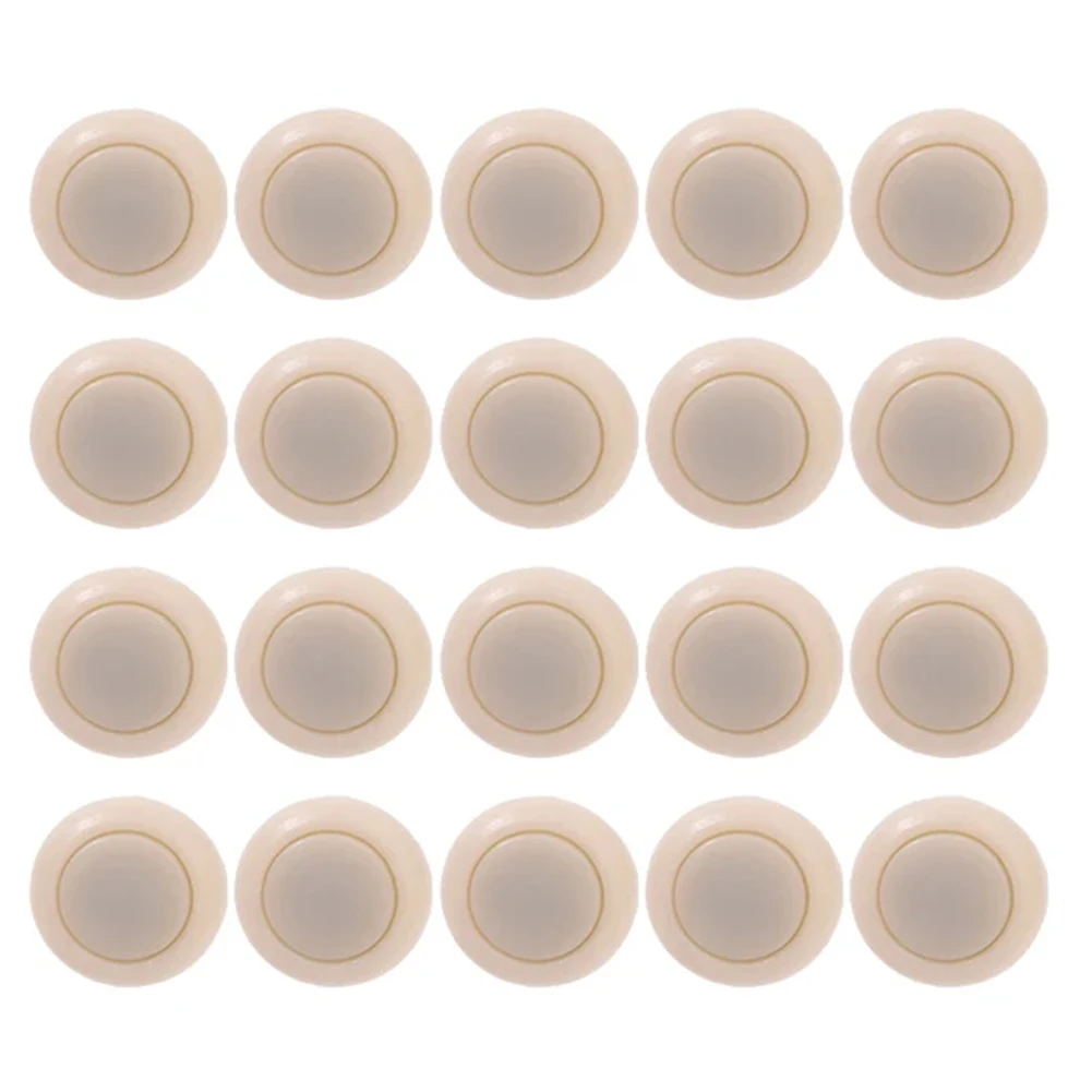 20pcs Car Headliner Ceiling Kit Repair Button Sagging Headliner Pin Rivet Snap Button Beige 20 Mm For Cars, Trucks, Motorcycles,