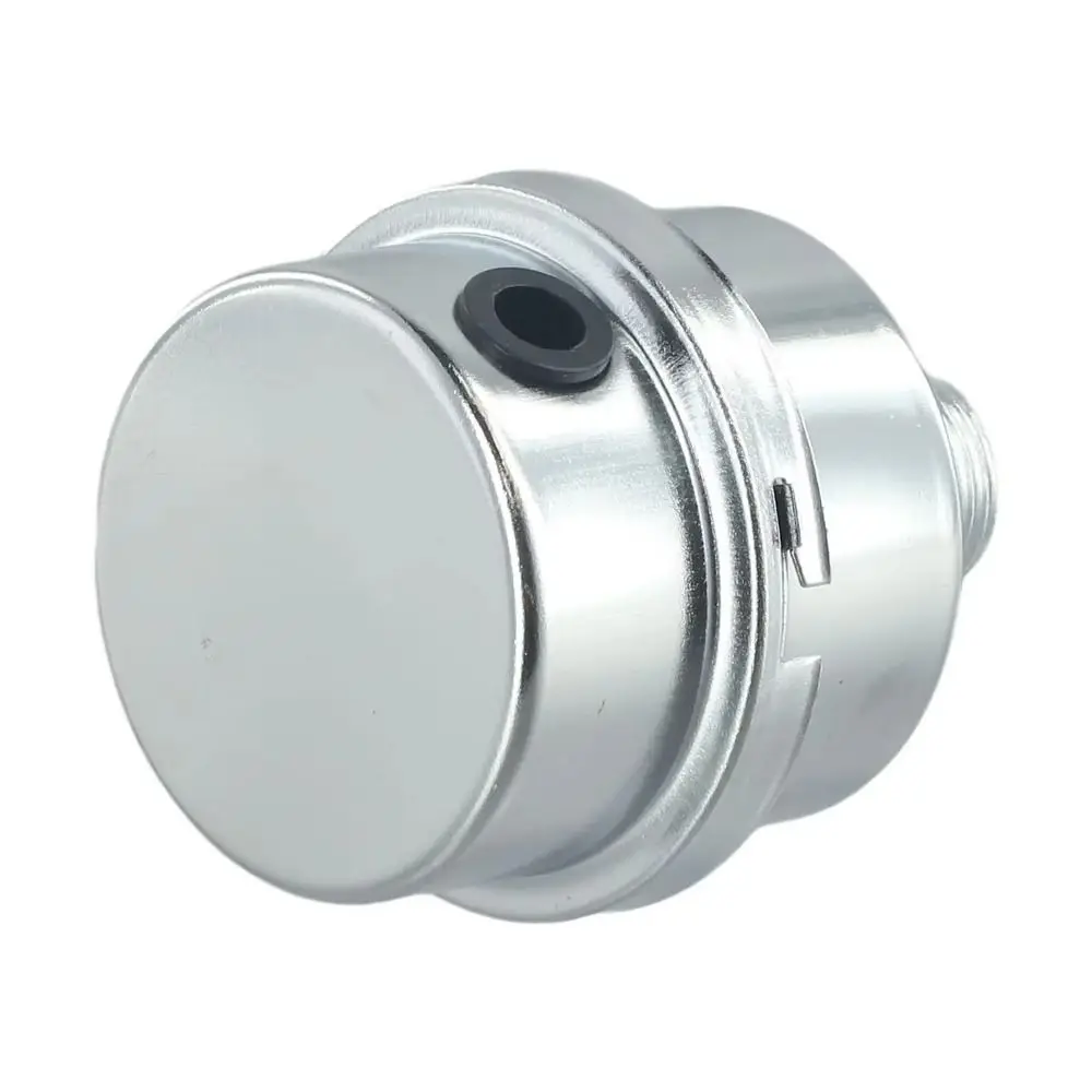 1Pcs 12.5mm/16mm/20mm Air Compressor Muffler G1/4 G3/8 G1/2 Portable Noise Filter Pump Parts Electroplating