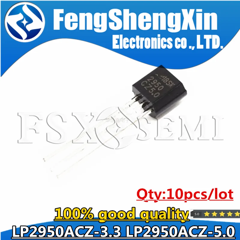 

10pcs/lot LP2950ACZ-5.0 LP2950ACZ 2950ACZ5.0 LP2950-5.0 2950ACZ3.3 LP2950ACZ-3.3 LP2950-3.3 Voltage Regulators TO-92