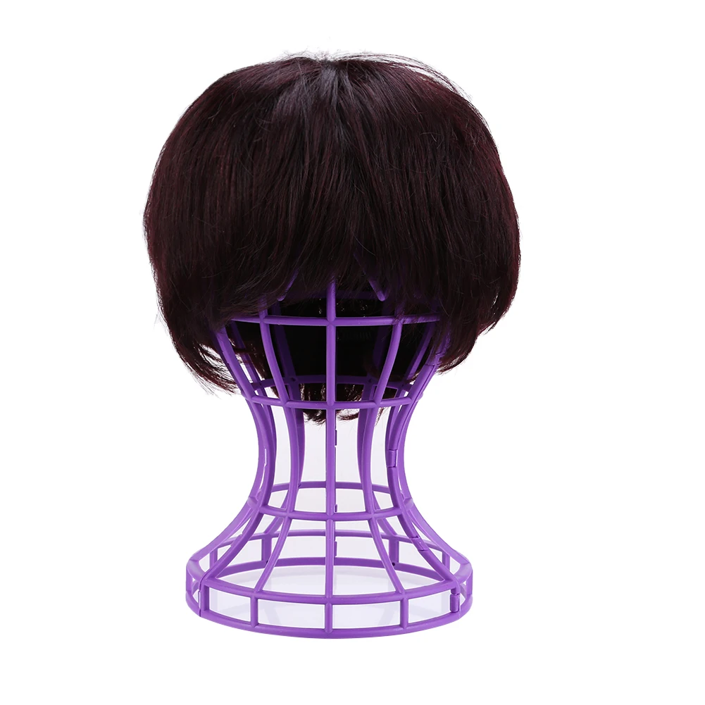 

Wig Stand Lantern Shape Plastic Wig Stand Plastic Wig Holder Wigs Show Display Stand Foldable Multi-Purpose Wig Head Stand