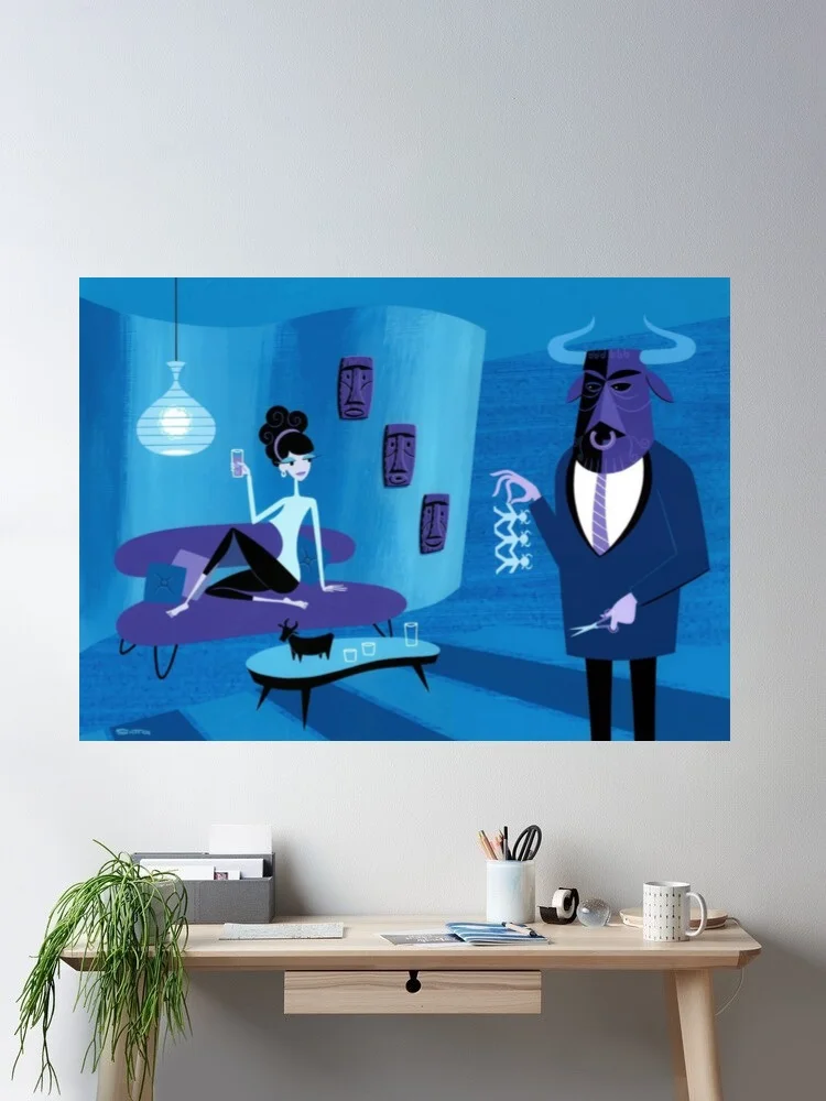 Josh Shag THE CUTTER Canvas POSTER ,Home Decor Wall art painting