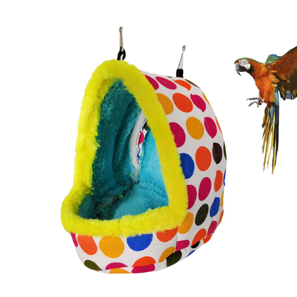

Add Lint Cotton Nest Bird Parrot Hammock Birds Bed Warming for Pet Parrots The Bird's