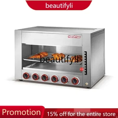 

A61 Catering Equipment Stainless Steel Gas Commercial Lifting Type Noodle Fire Furnace Adjustable Oven Furnace