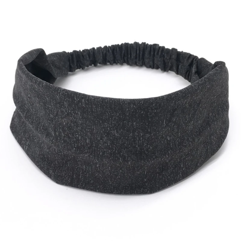 Hair Band Wide Side Wash Simple Hair Bands Crimped Hair Fashion Outer Wear Knitted Yoga Headband Headband Sport Sweat Band