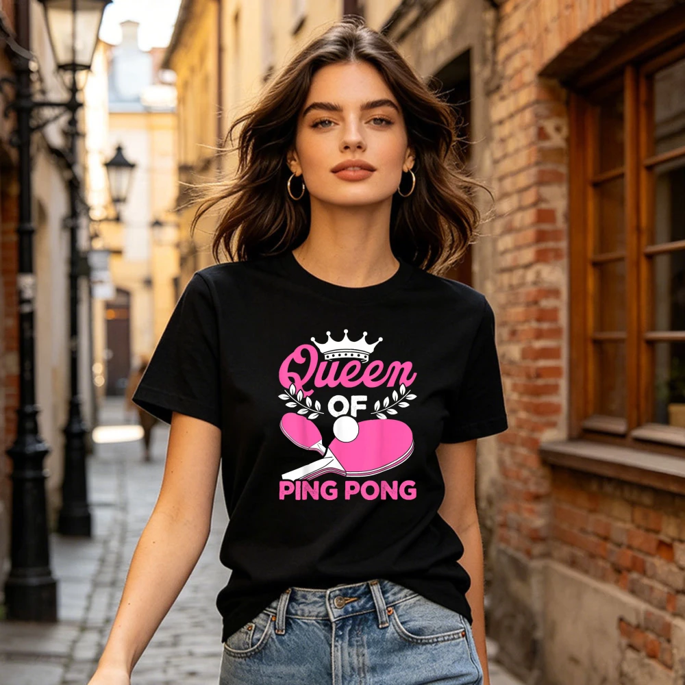 Table Tennis Queen - Ping Pong Queen Graphic T Shirt