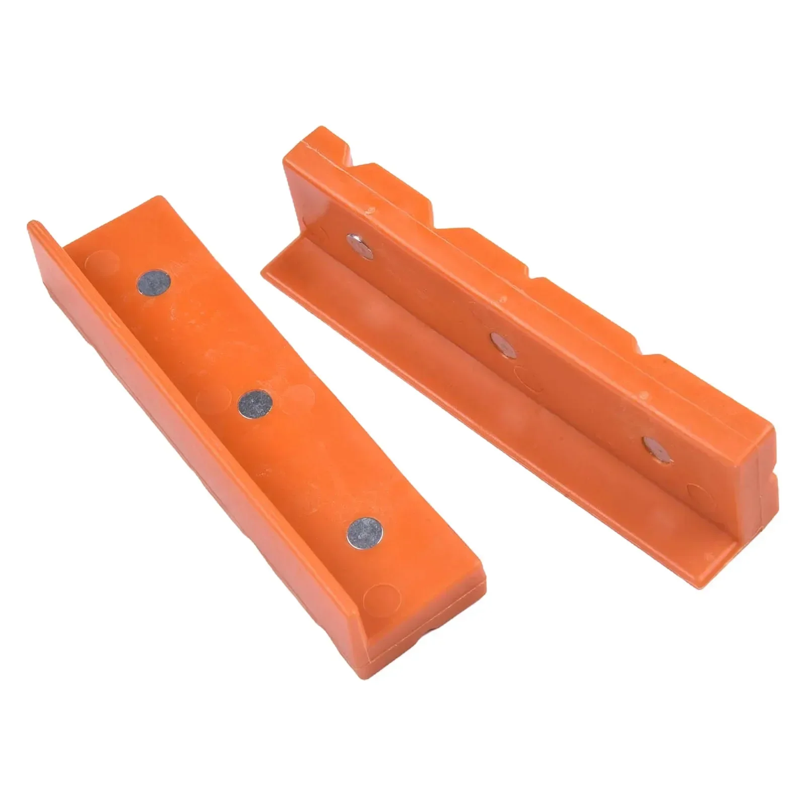 2pcs 4/5/6 Inch Magnetic Soft Pad Jaw Rubber For Metal Vise Bench Machine Tools Wood Metal Plastic Protection Parts