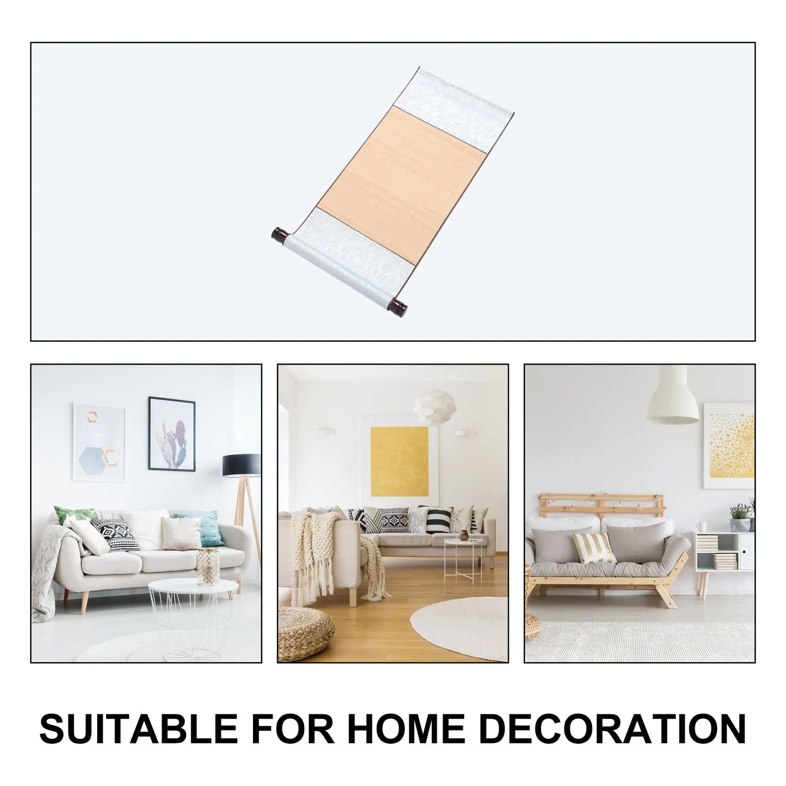 

Blank Chinese Scroll Paper Premium Calligraphy Painting Scroll Suitable for Brush Writing Watercolor Art DIY Calligraphy