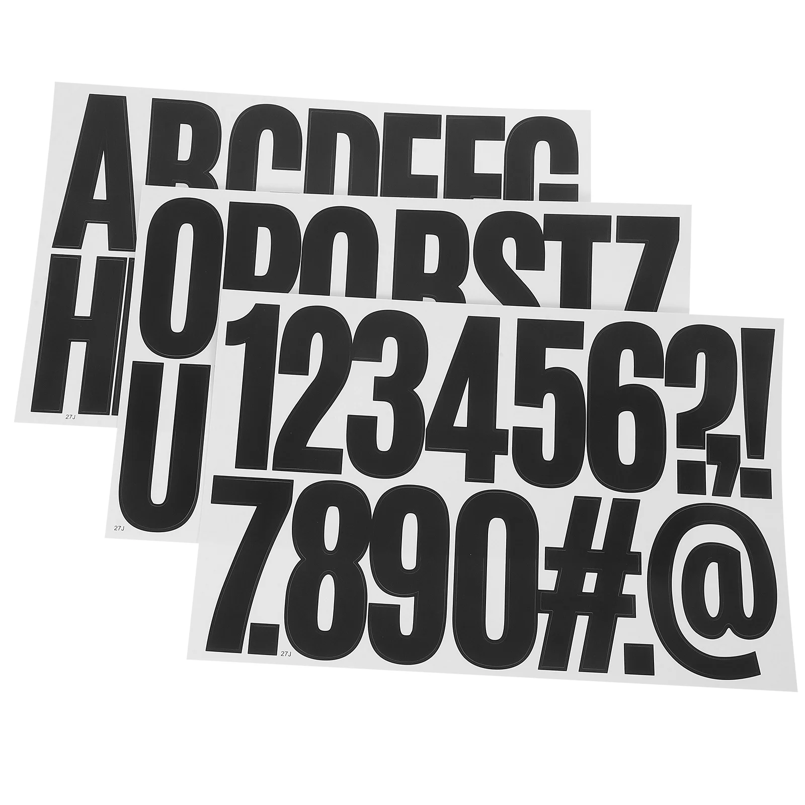 

24 Sheets Self Adhesive Alphabet Number Stickers Durable Safe for DIY Crafting Scrapbooking Phone Case Decor Alphabet Stickers