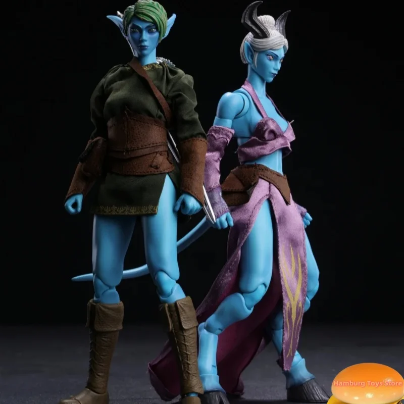 

Lazy Studio Oak Town Articulated Action Figure Green Hair Berilia Black Horn Ulu Fantasy Elf Collectible In Stock Collectors