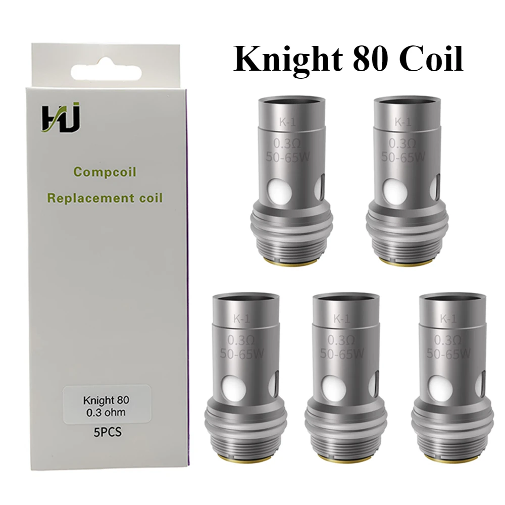 

Vmiss Knight 80 Coil K1 0.3ohm Mesh Coils for Kinght 80 K1 Pasito 2 Replacement Core Kit